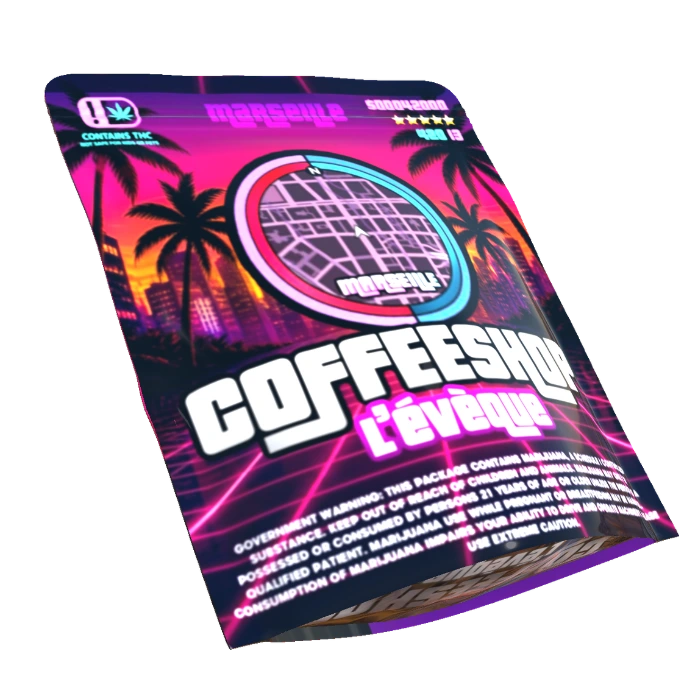 Pochon Custom (Mylar Bag) (1G, Mylar Holo, Non, Mat, Non)